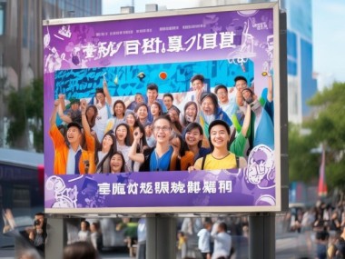 升学规划，轻松上岸—用高清广告牌助力学生成功